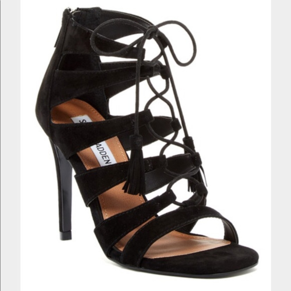 Steve Madden Farrah Suede Strappy Heel